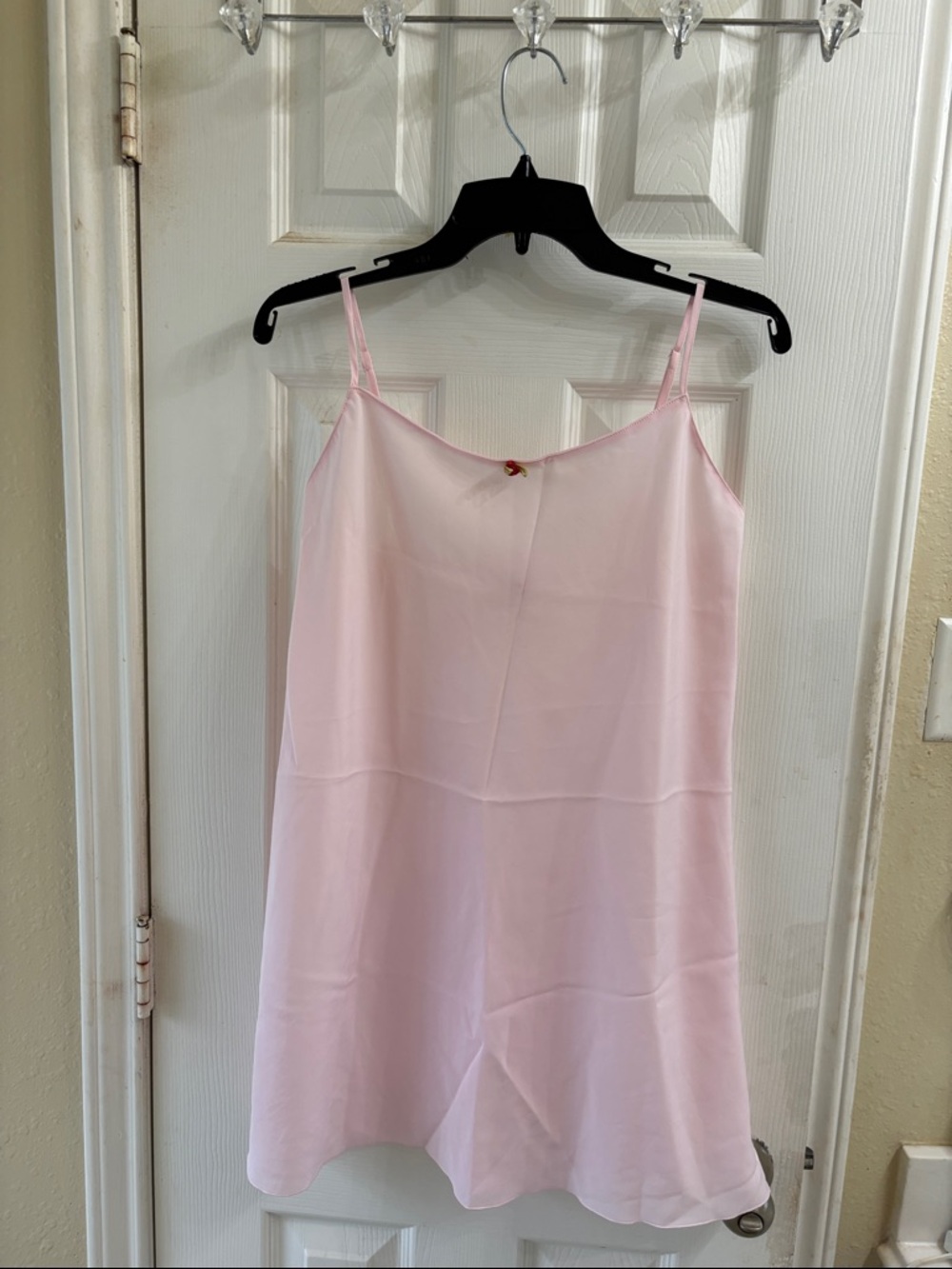 Natori Pink Satin Slip Chemise. NWOT